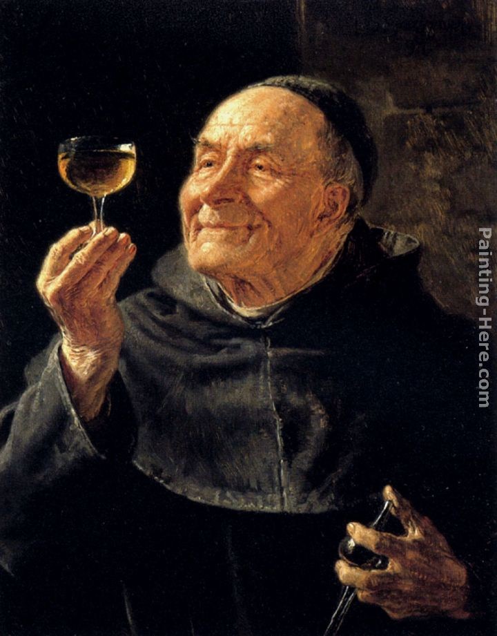 Eduard Grutzner A Good Drink